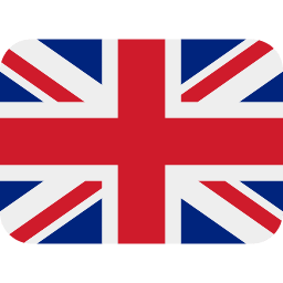 Flag of the United Kingdom on a green background