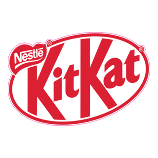 KitKat logo with Nestle branding on a green background